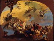 Giovanni Battista Tiepolo Triunfo das Artes oil painting artist